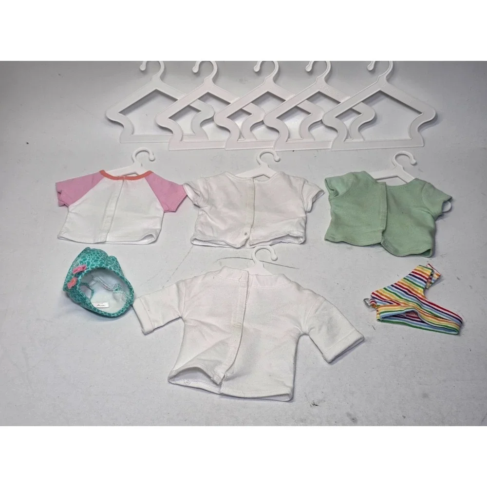 American Girl Set of T-Shirt‎ Clothes with Hangers